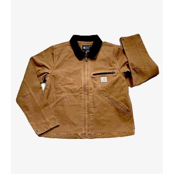 Rare Sample Carhartt Detroit Jacket 2024 Lined Relaxed Fit Mens M 0J6234… - Picture 3 of 16